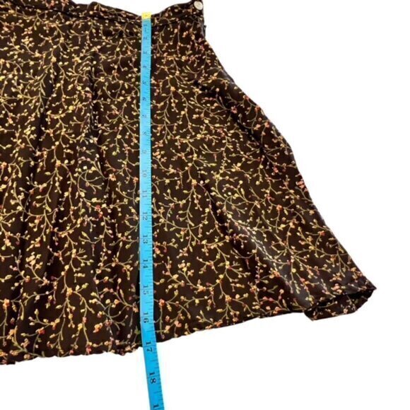 Vintage Jonathan Martin Ditsy Floral Mini Skirt Size 7 Boho Cottagecore Y2K EUC - Picture 5 of 9